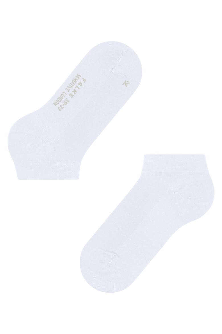 Sensitive London Sneaker Socks for Diabetics, Alternate, color, White