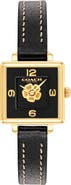 COACH Cass Leather Strap Watch