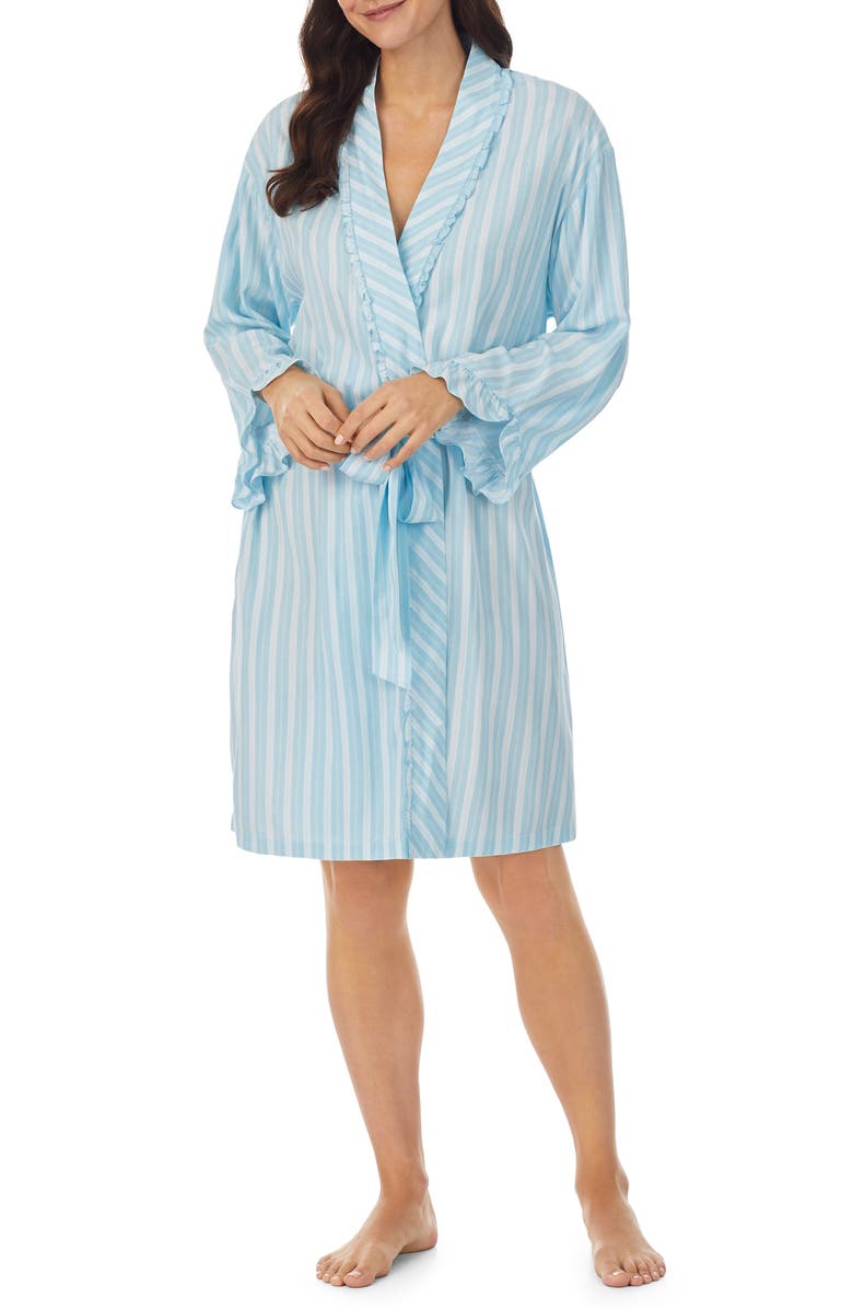 Eileen West Stripe Wrap Robe, Main, color,