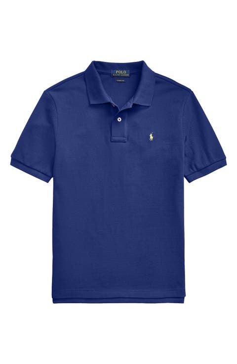 Kids' Solid Cotton Piqué Knit Polo (Big Kid)