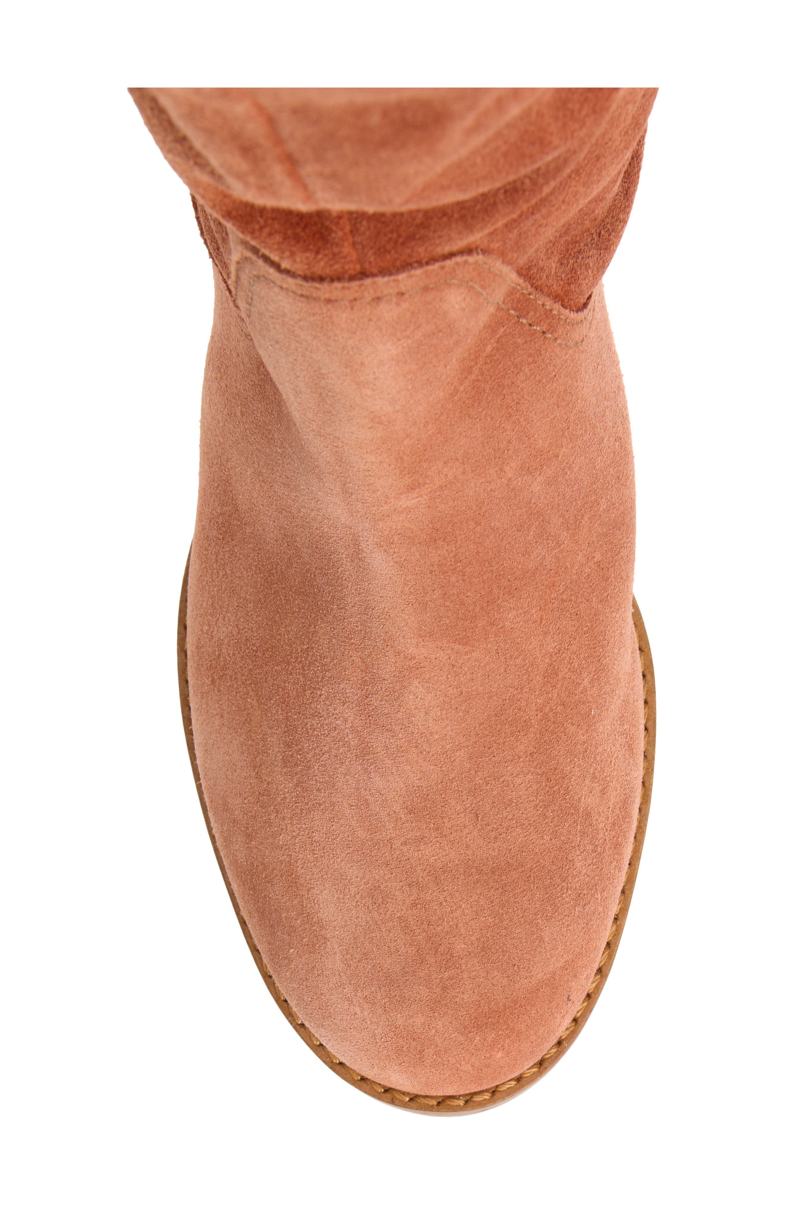 Suede Riding Boot, Alternate, color, CUOIO