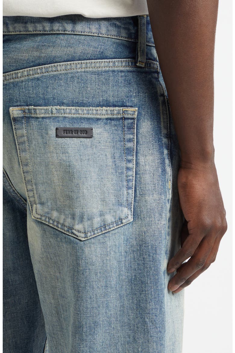 Selvedge Straight Leg Jeans, Alternate, color, VINTAGE INDIGO