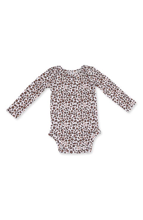 Leopard Print Rib Bodysuit