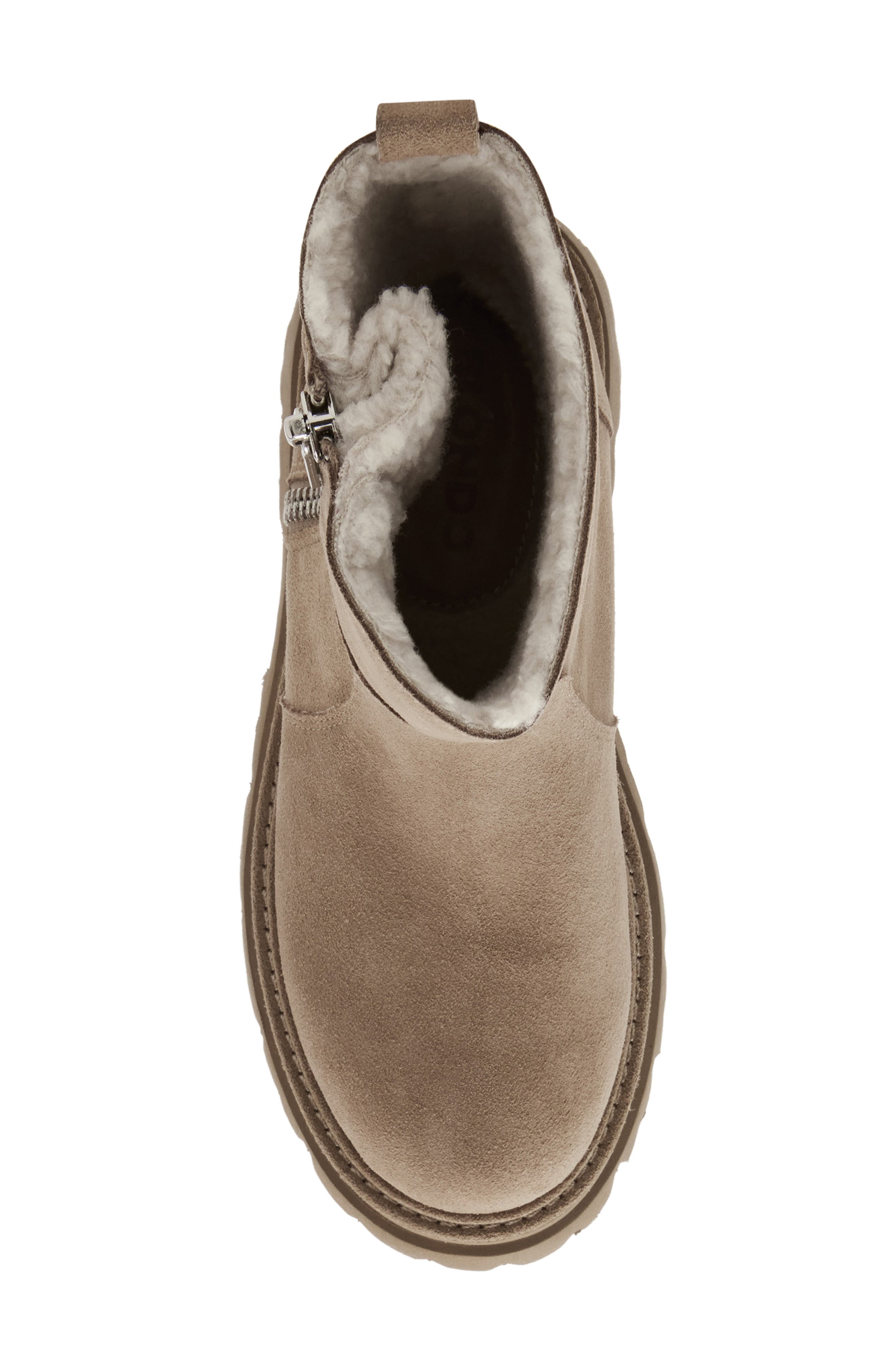 Burnout Waterproof Boot, Alternate, color, ALMOND SUEDE
