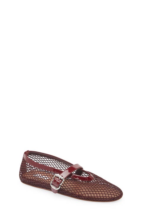 Fishnet Ballerina Flat (Women)