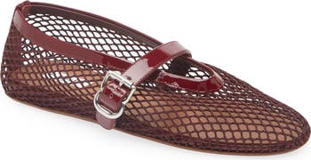 Fishnet Ballerina Flat