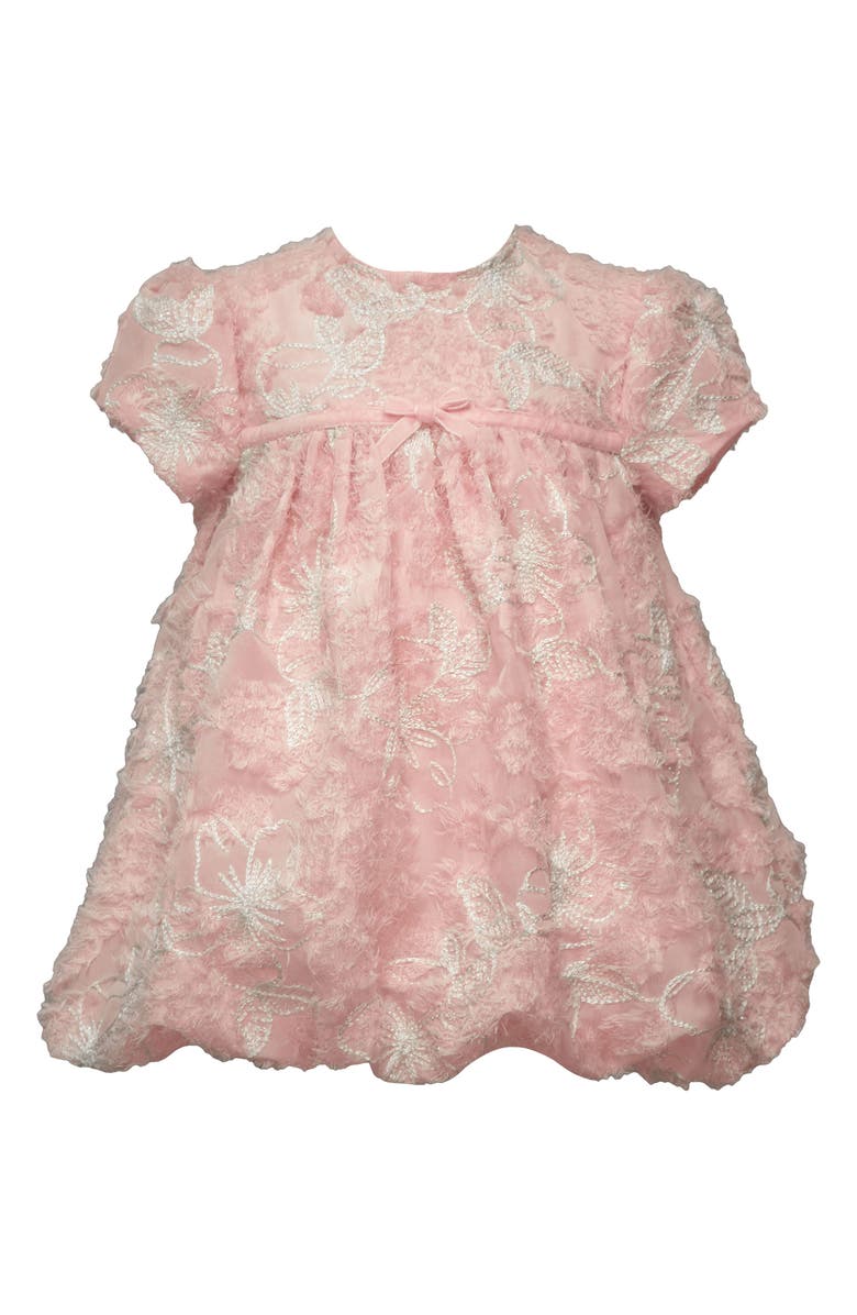 Iris & Ivy Bow Cardigan & Bubble Dress Set, Alternate, color, Pink