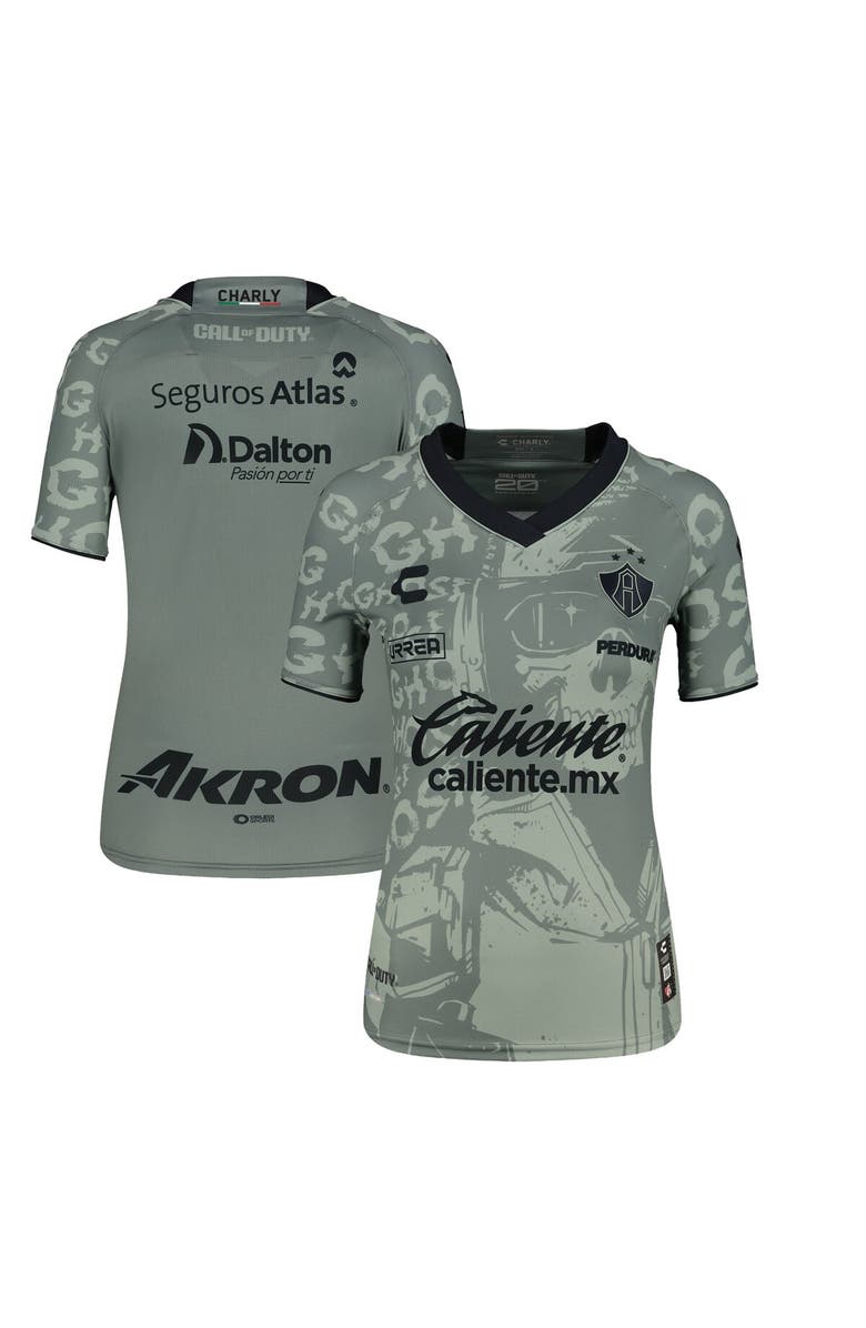 CHARLY Women's Charly Gray Club Atlas 2023/24 Call of Duty Third Authentic Jersey, Alternate, color, Gray