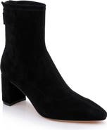 L'AGENCE Sallie Stretch Leather Bootie