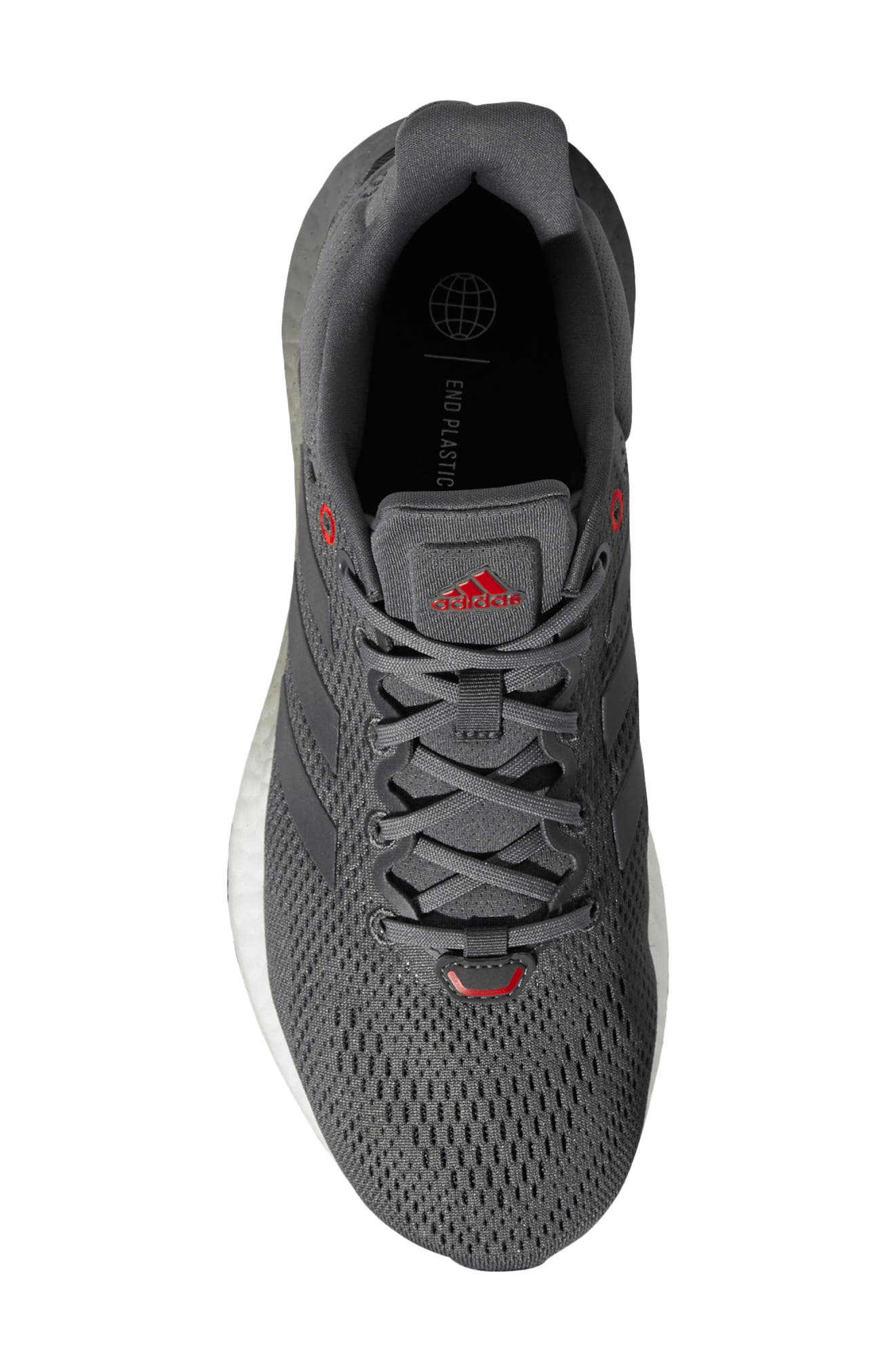 PureBoost 21 Primegreen Running Shoe, Alternate, color, GREY/ GREY