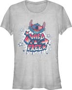 Lilo & Stitch Juniors Lilo & Stitch Troublemaker Wild and Free T Shirt