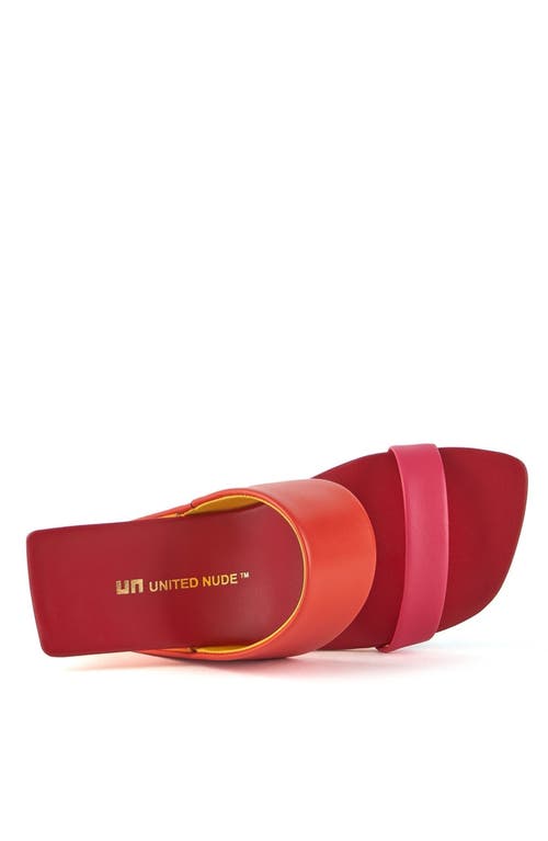 United Nude Women's Yellow / Orange / Red Loop Toe Hi - Mai Tai