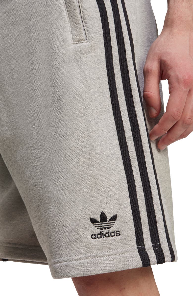 adidas Adicolor 3-Stripes Trefoil Logo French Terry Sweat Shorts, Alternate, color, 