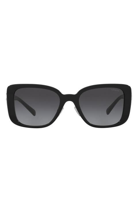 54mm Gradient Square Sunglasses