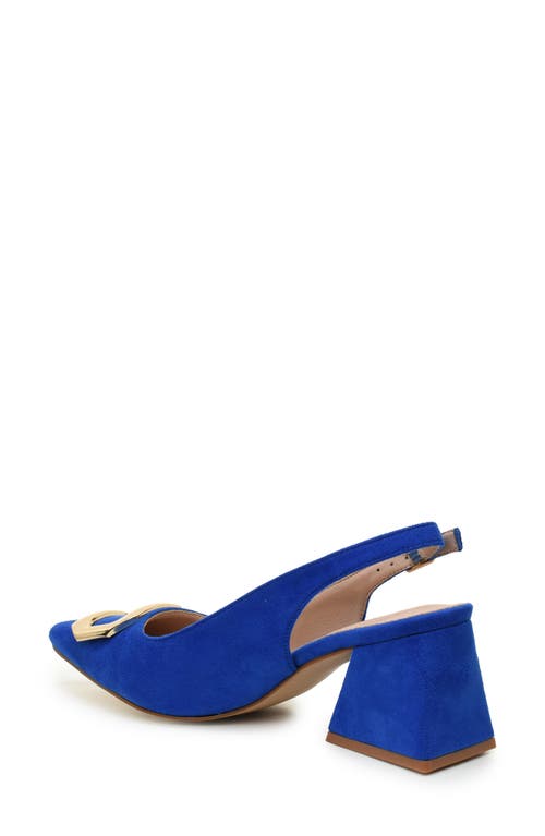 NICOLE MILLER NICOLE MILLER BLOCK HEEL SLINGBACK PUMP