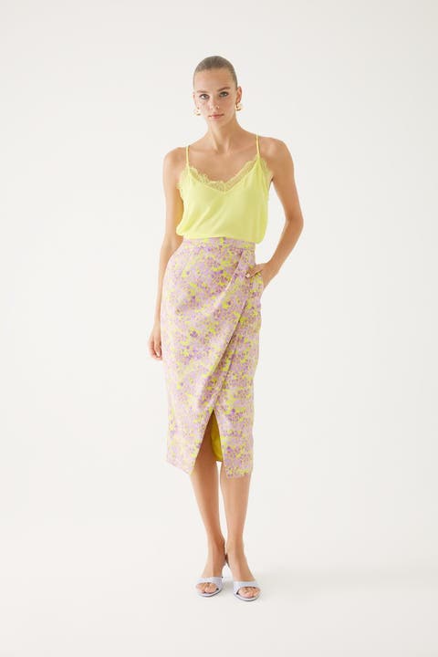 Ellie Floral Patterned Skirt