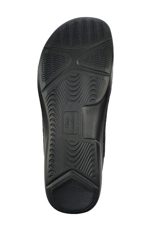 Finn Comfort Moorea Slide Sandal In Brown