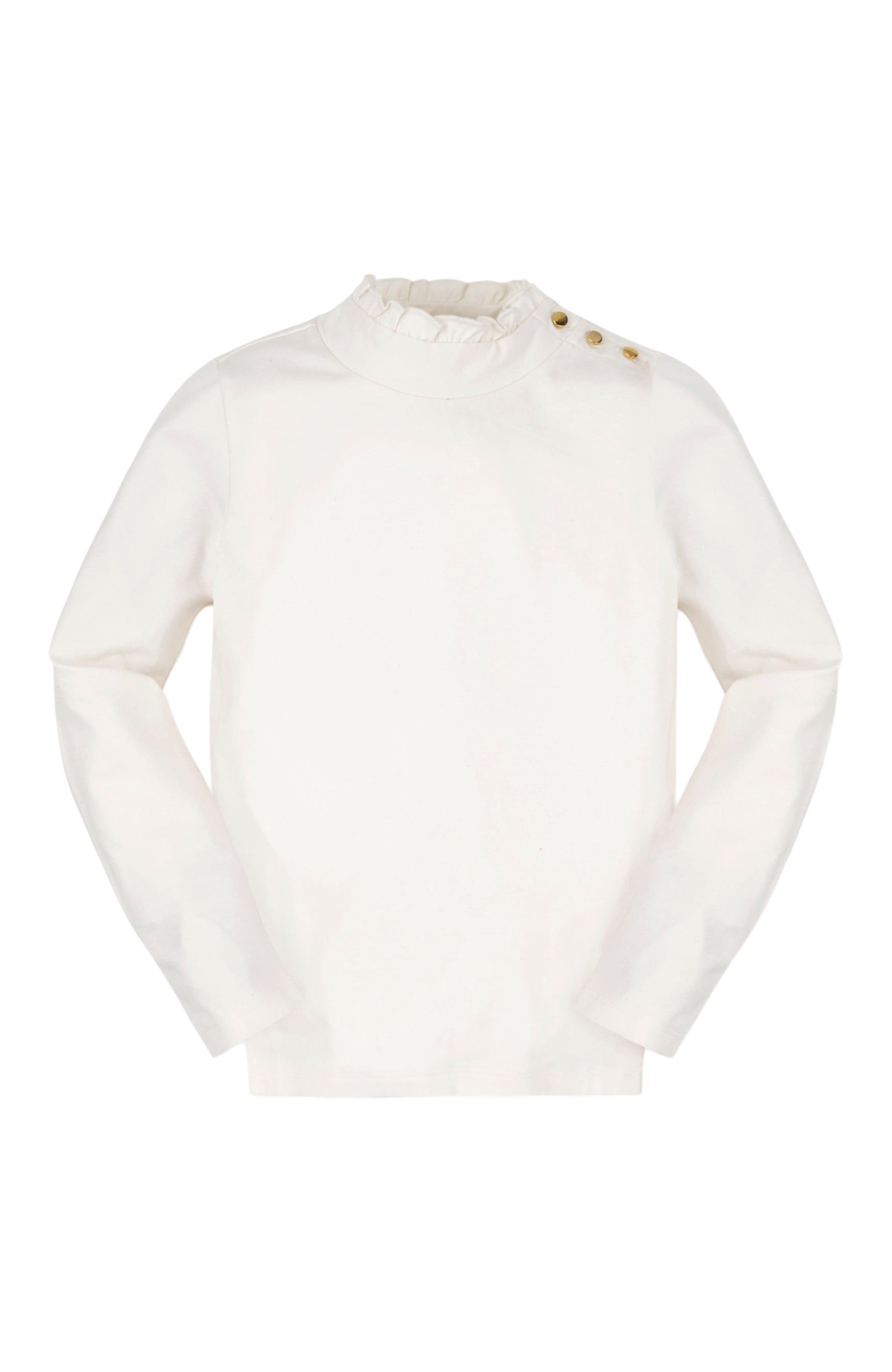 selected Ivory Mock Neck