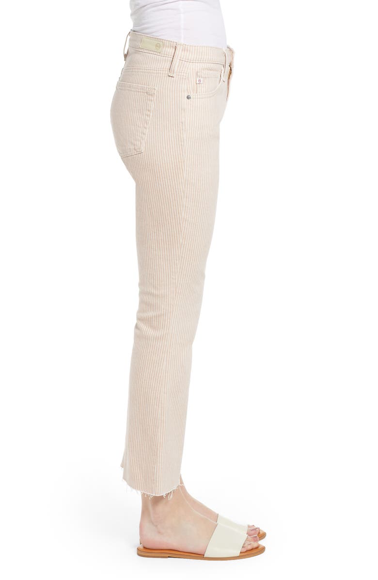 AG Jodi Pinstripe High Waist Crop Flare Jeans, Alternate, color, Twiggy St Fresh