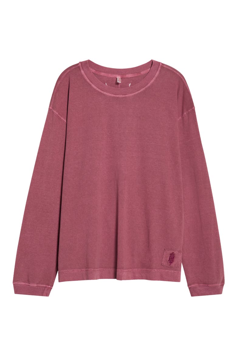 FP Movement Hustle Layer Knit Top, Main, color, BRICK