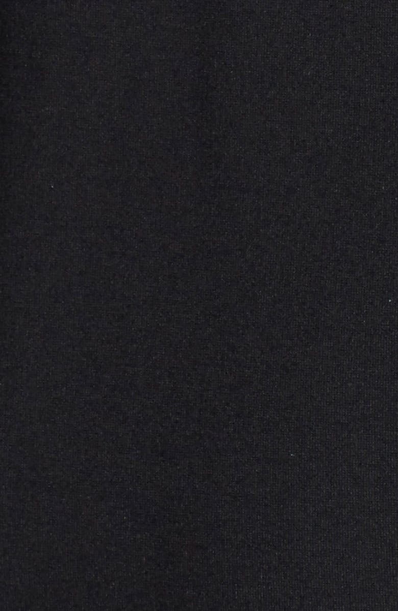 Tahari Pleat Detail Long Sleeve Ponte Sheath Dress, Alternate, color,