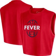 Nike Women's Nike Red Indiana Fever 2026 Authentic On-Court Sleeveless Cropped T-Shirt