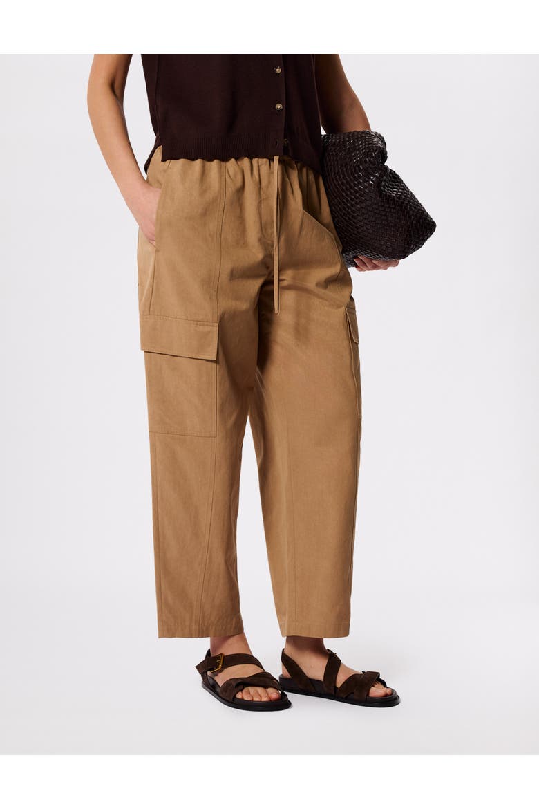 Utility Cotton Barrel Trouser, Main, color, Neutral