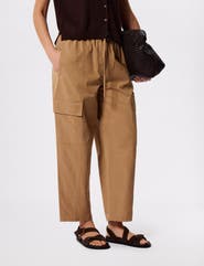 Whistles Utility Cotton Barrel Trouser