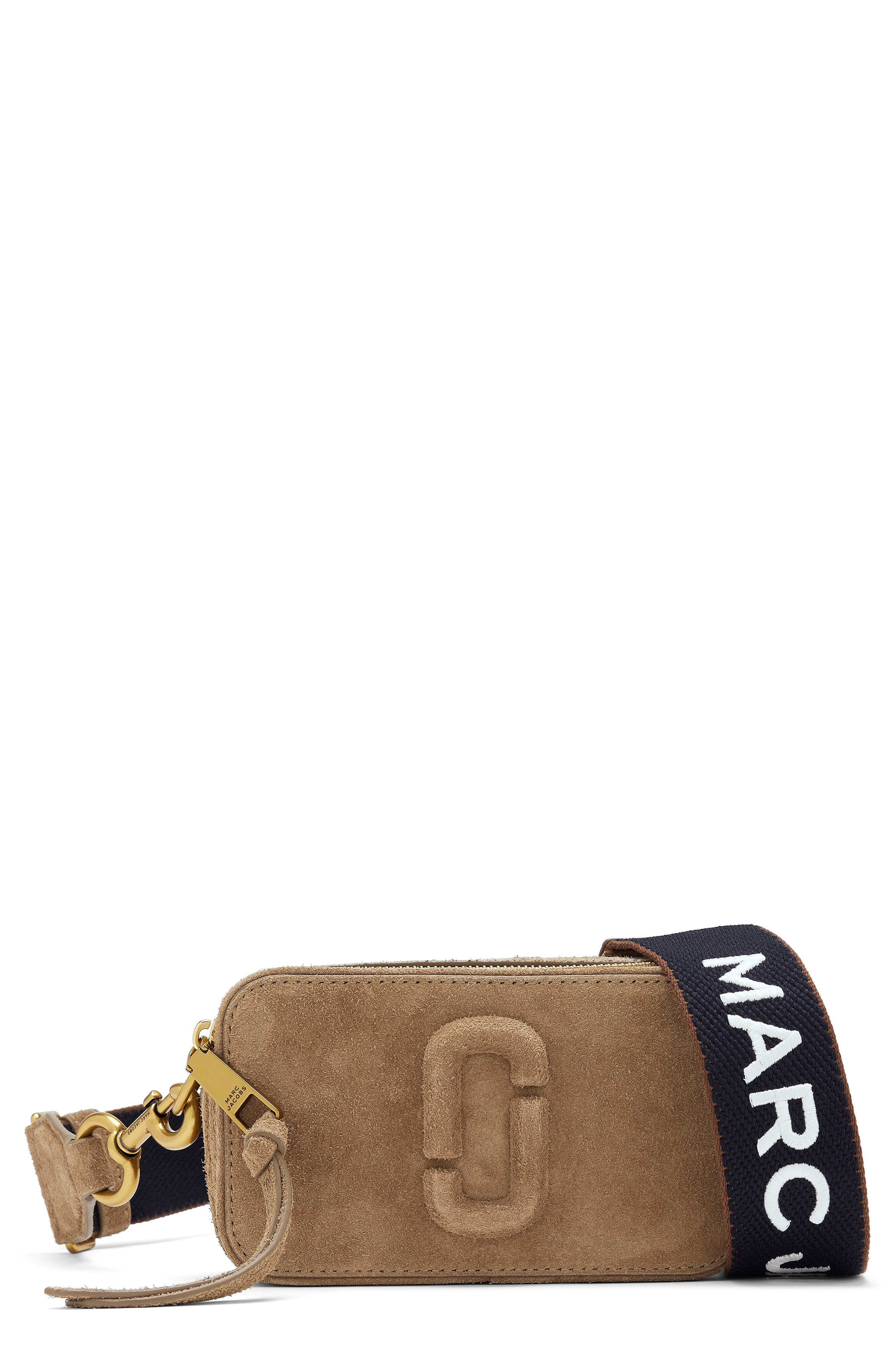 The Floral Print Snapshot Crossbody Bag, Main, color, HAZELNUT