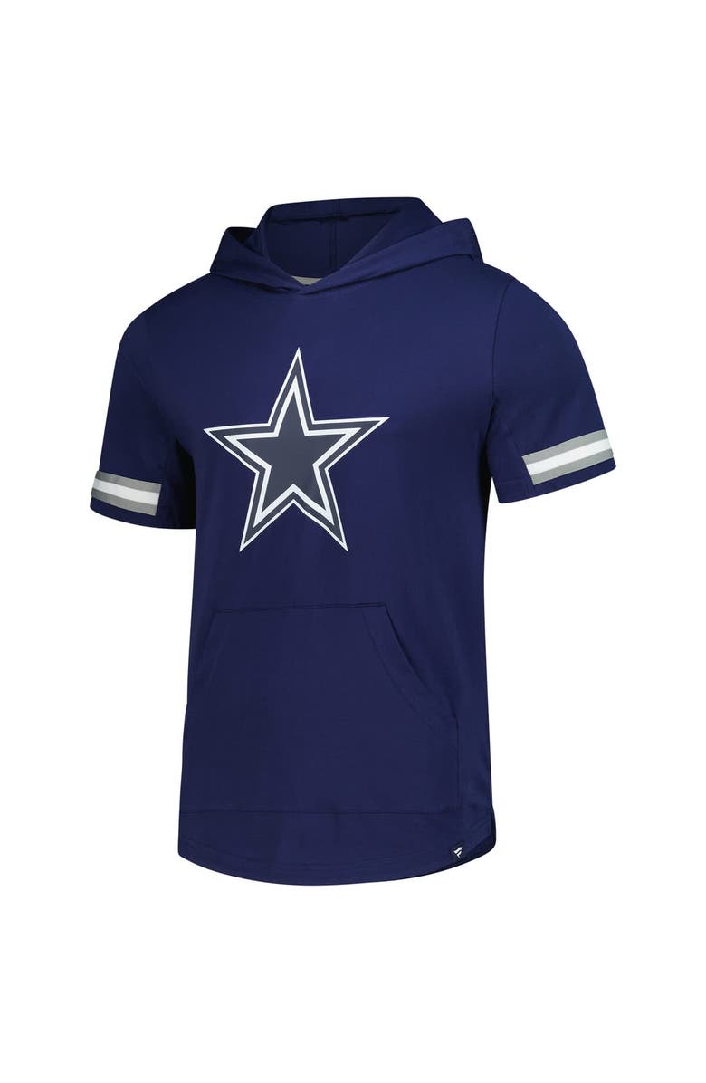 FANATICS Men's Fanatics Navy Dallas Cowboys Optimal Play Short Sleeve Hooded Fashion T-Shirt, Alternate, color, Navy