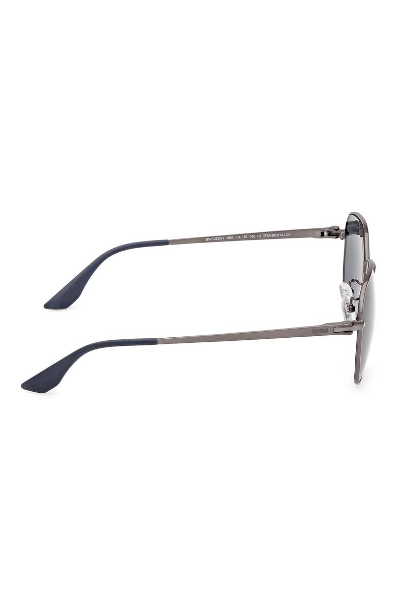 54mm Sunglasses, Alternate, color, MATTE GUNMETAL / SMOKE