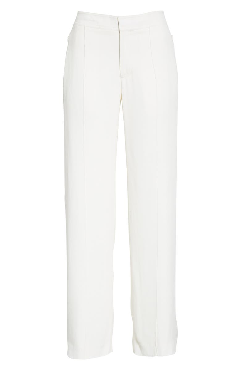 Club Monaco Fluid Pintuck Crepe Trousers, Alternate, color,