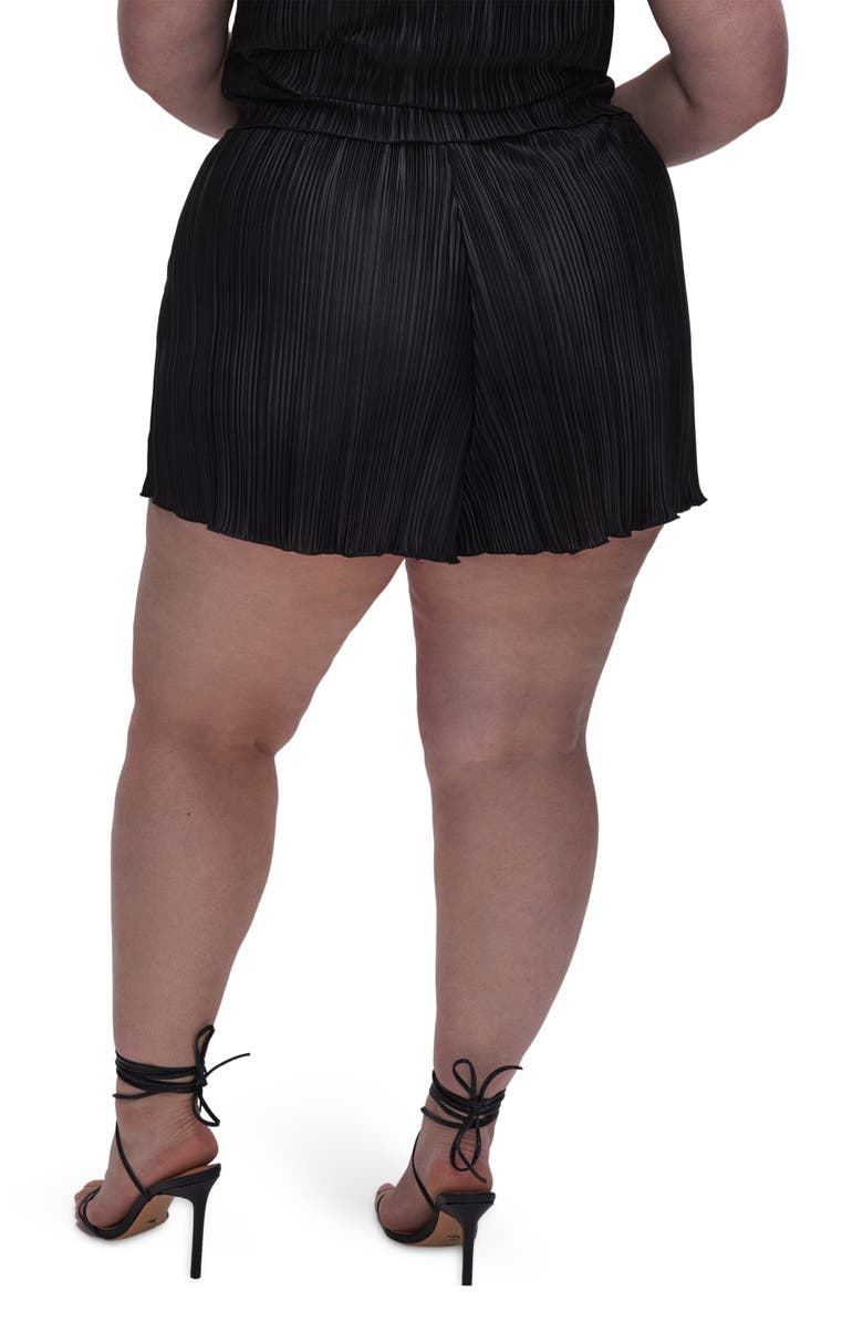 Good American Always Fits Plissé Shorts, Alternate, color,