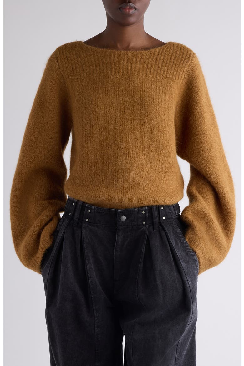 Paulane Alpaca Blend Sweater, Main, color, CAMEL