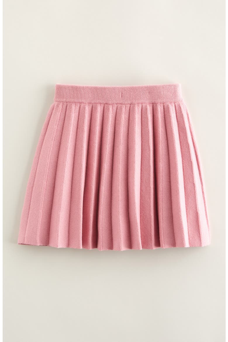 Kids' Pleated Sweater Skirt, Alternate, color, PINK PRINCE