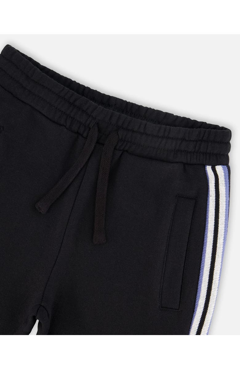 Deux par Deux Fleece Sweatpants with Side Stripes, Alternate, color,