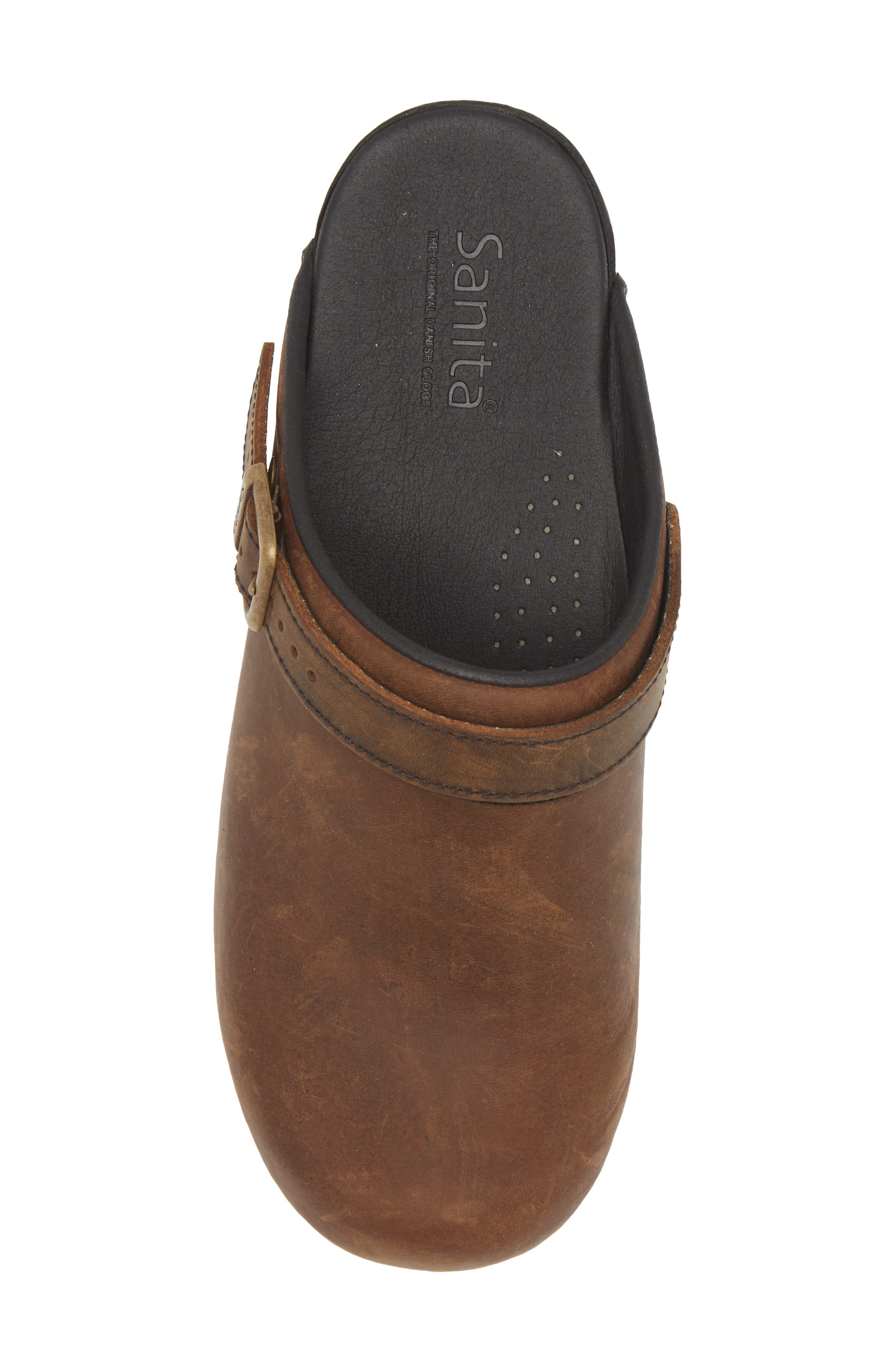 Sanita Morse Slingback Clog, Alternate, color, Chestnut