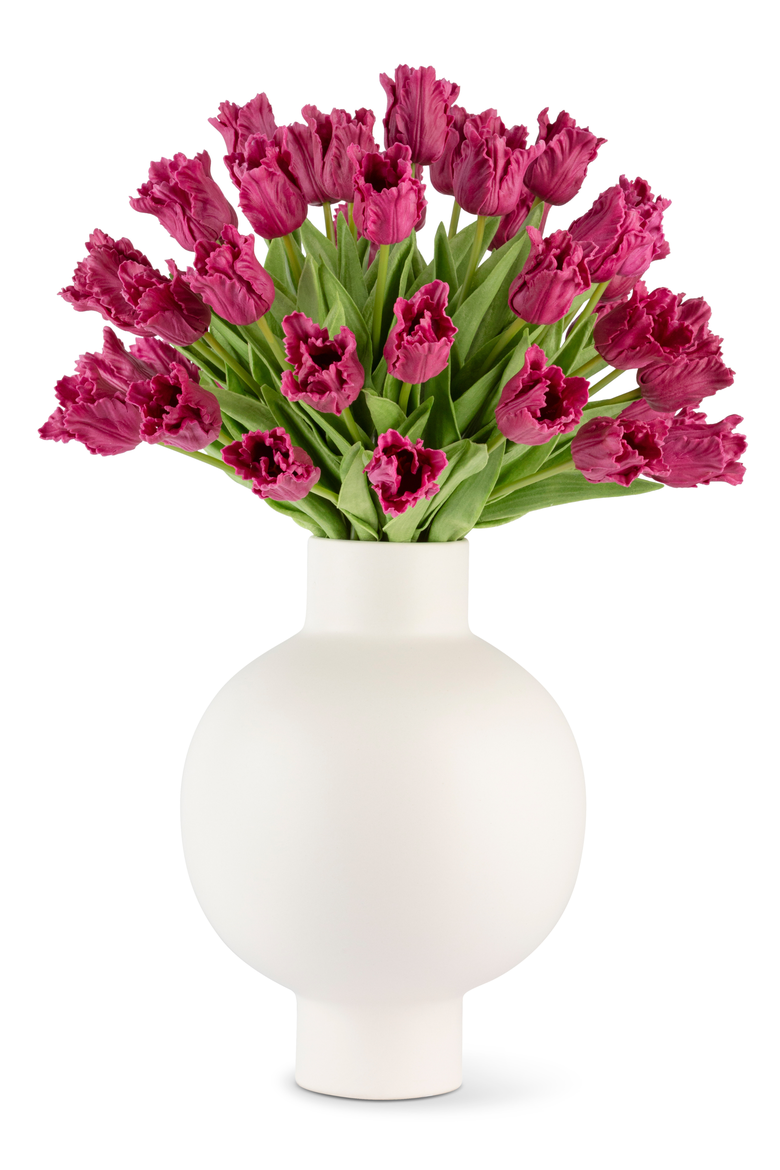 Zelie RealTouch Tulip Arrangement, Main, color, Fuschia