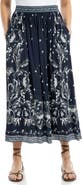 MAX STUDIO Floral Pull-On Skirt