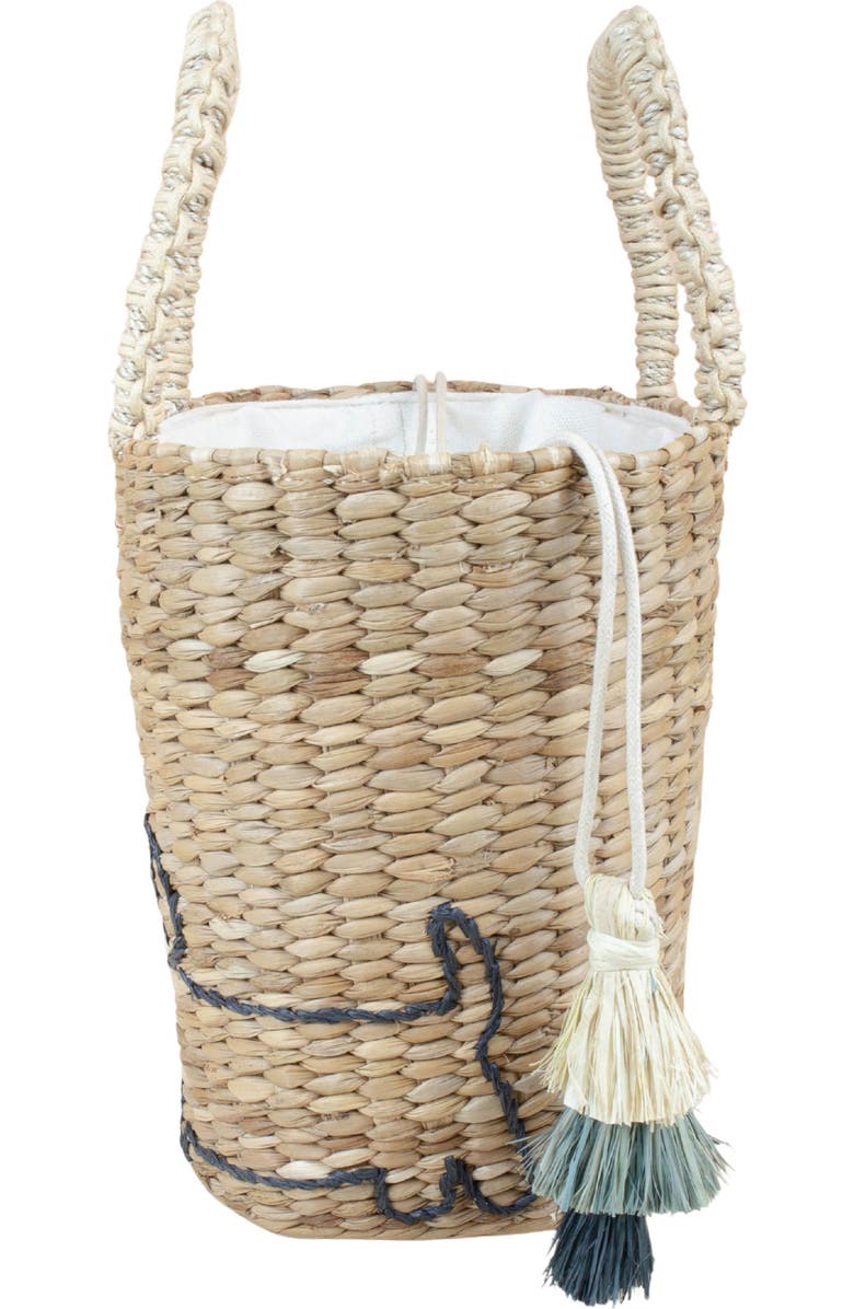 LIKHA Dachshund Embroidered Tote Bag, Alternate, color, Natural