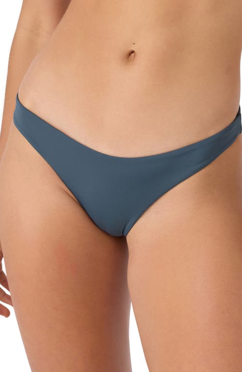 O'neill Flamenco Saltwater Solids Bikini Bottoms In Slate