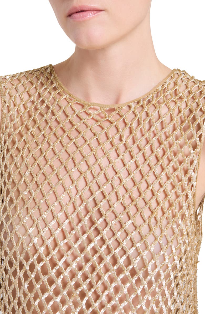 TWP Sequin Muscle Tank, Alternate, color, Olive Grey