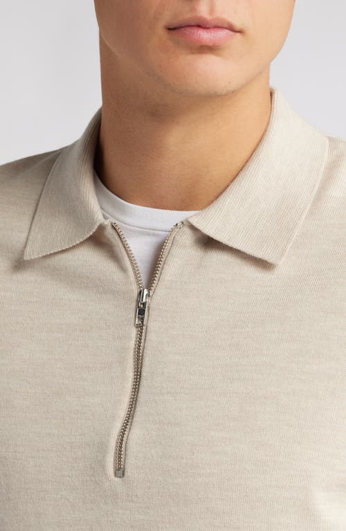 Nn07 Quarter Zip Wool Polo Sweater