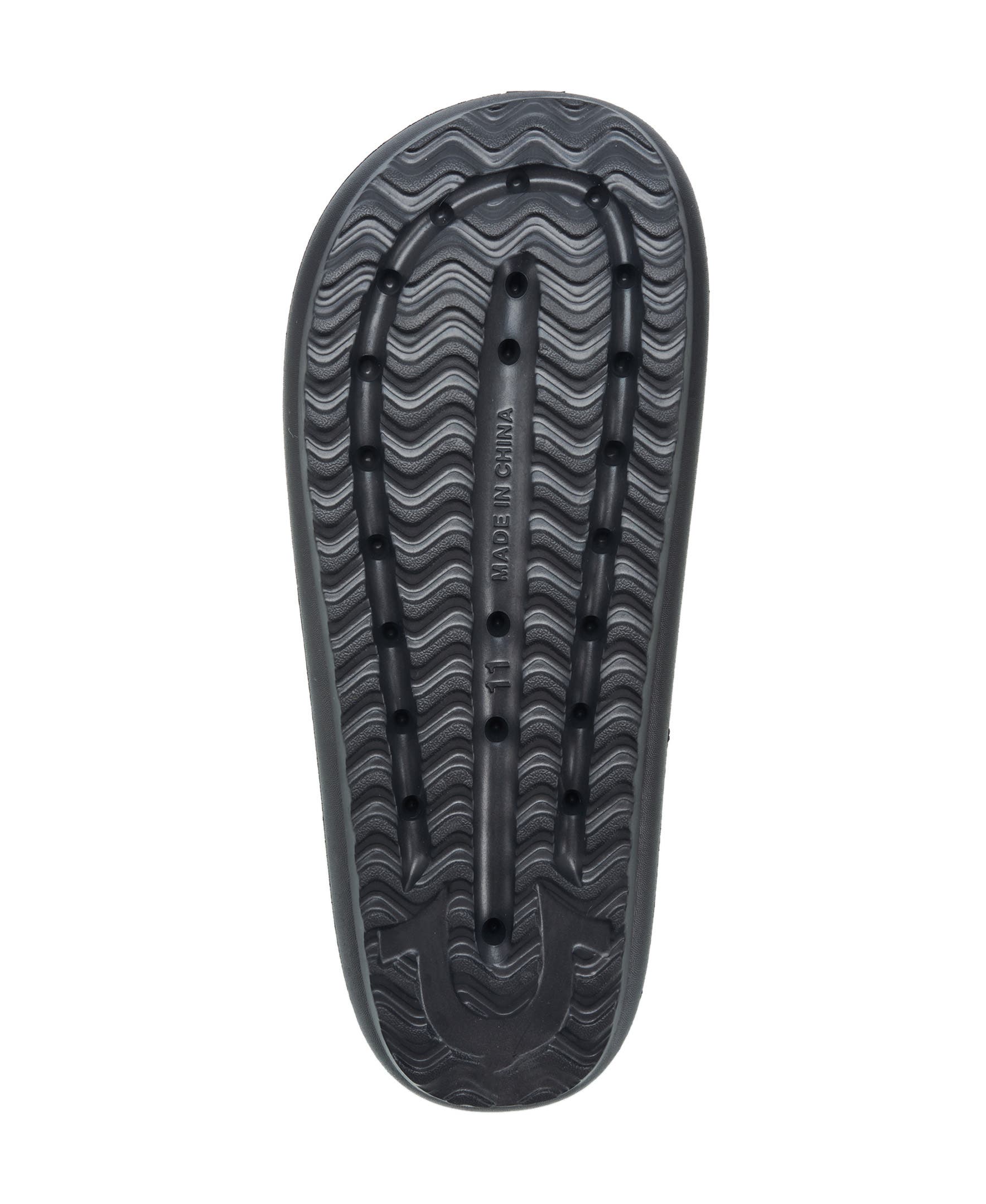 True Religion Wayne Wording Single Slide, Alternate, color, Black