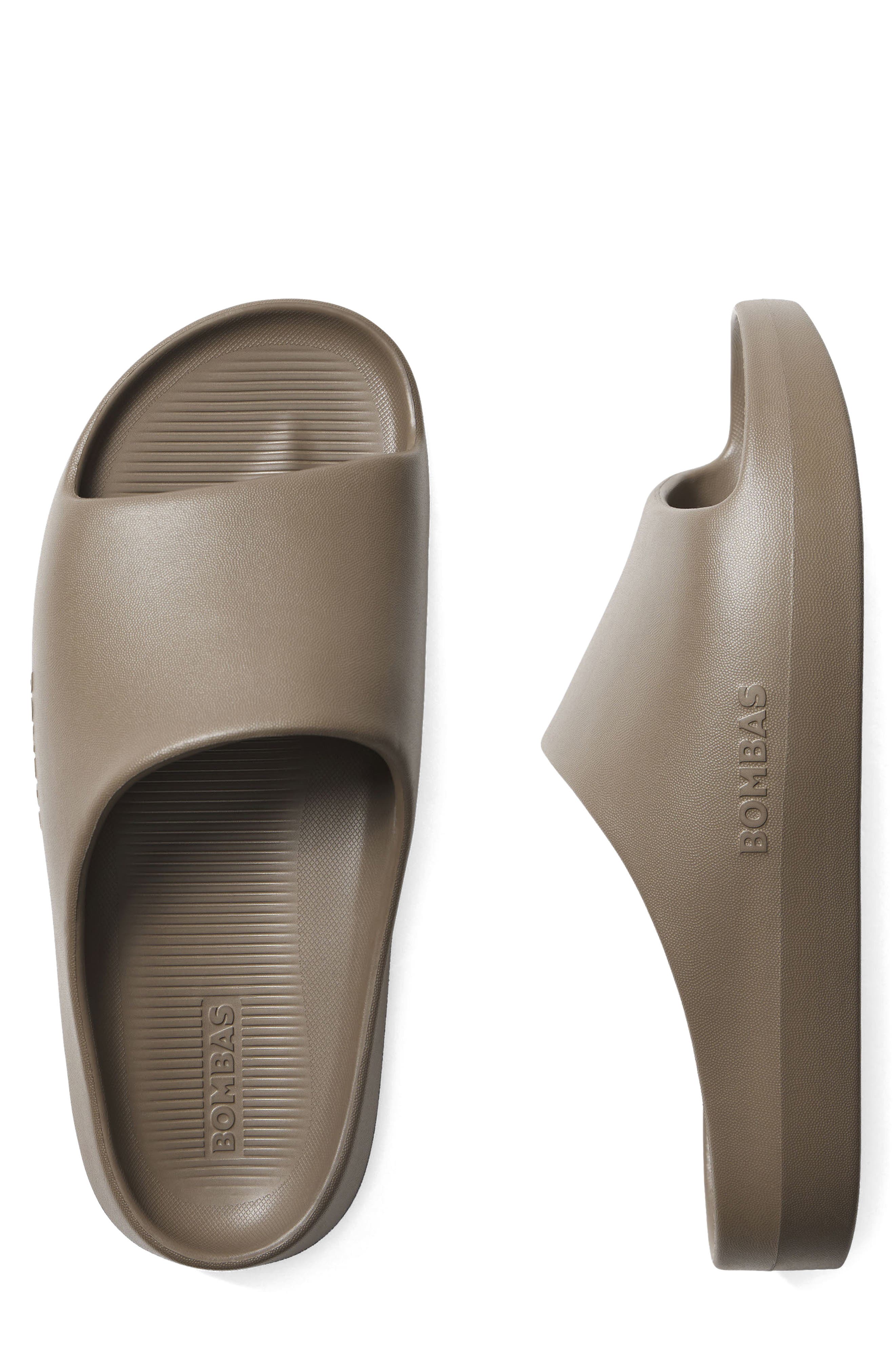 Bombas Friday Slide Sandal, Alternate, color, Mushroom Grey