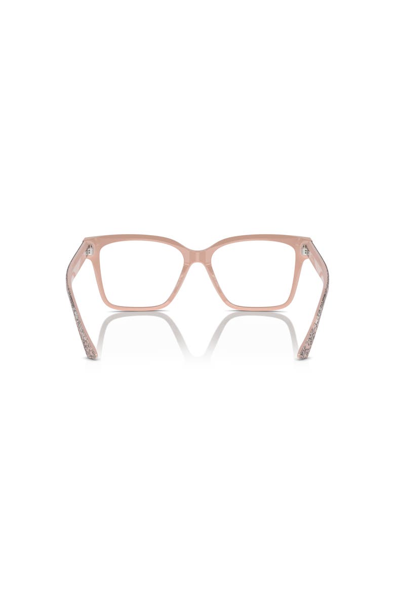Jimmy Choo 55mm Rectangle optical glasses, Alternate, color, Pink