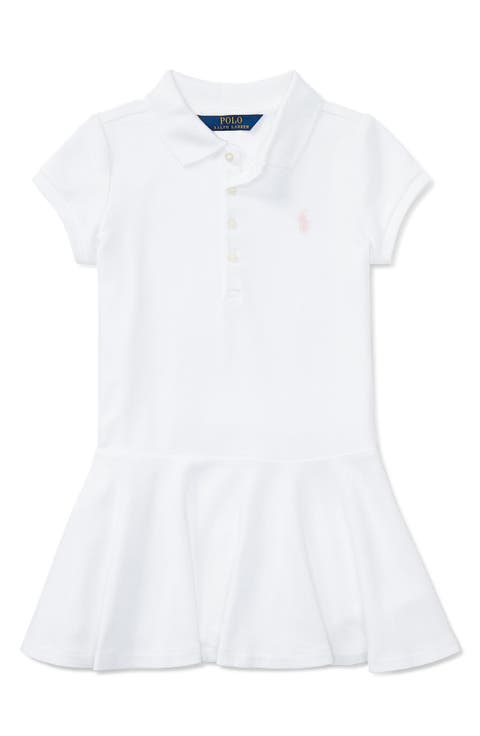 Kids' Cotton Piqué Polo Dress (Toddler & Little Kid)