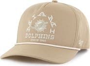 '47 Men's '47 Khaki Miami Dolphins Canyon Ranchero Hitch Adjustable Hat