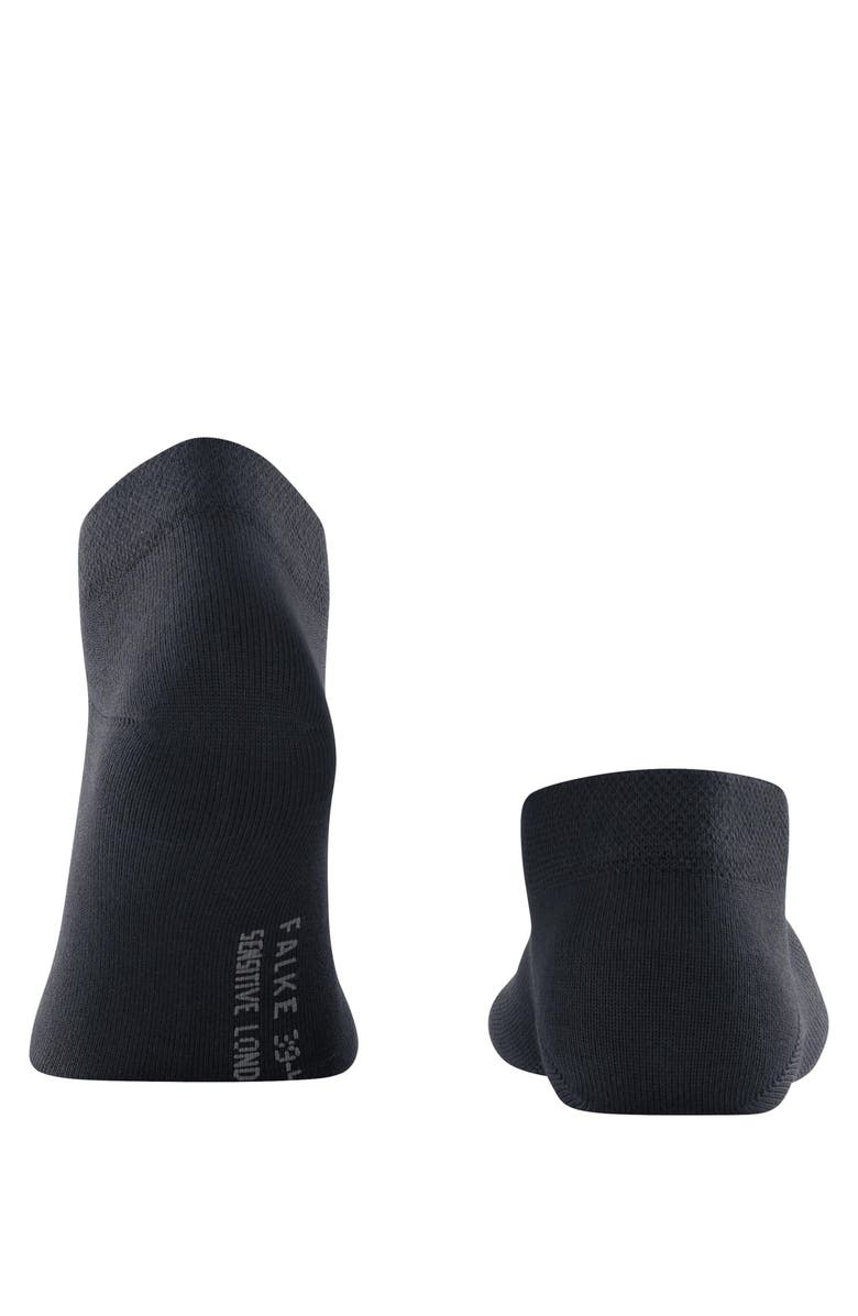 Falke Sensitive London Sneaker Socks for Diabetics, Alternate, color, Black