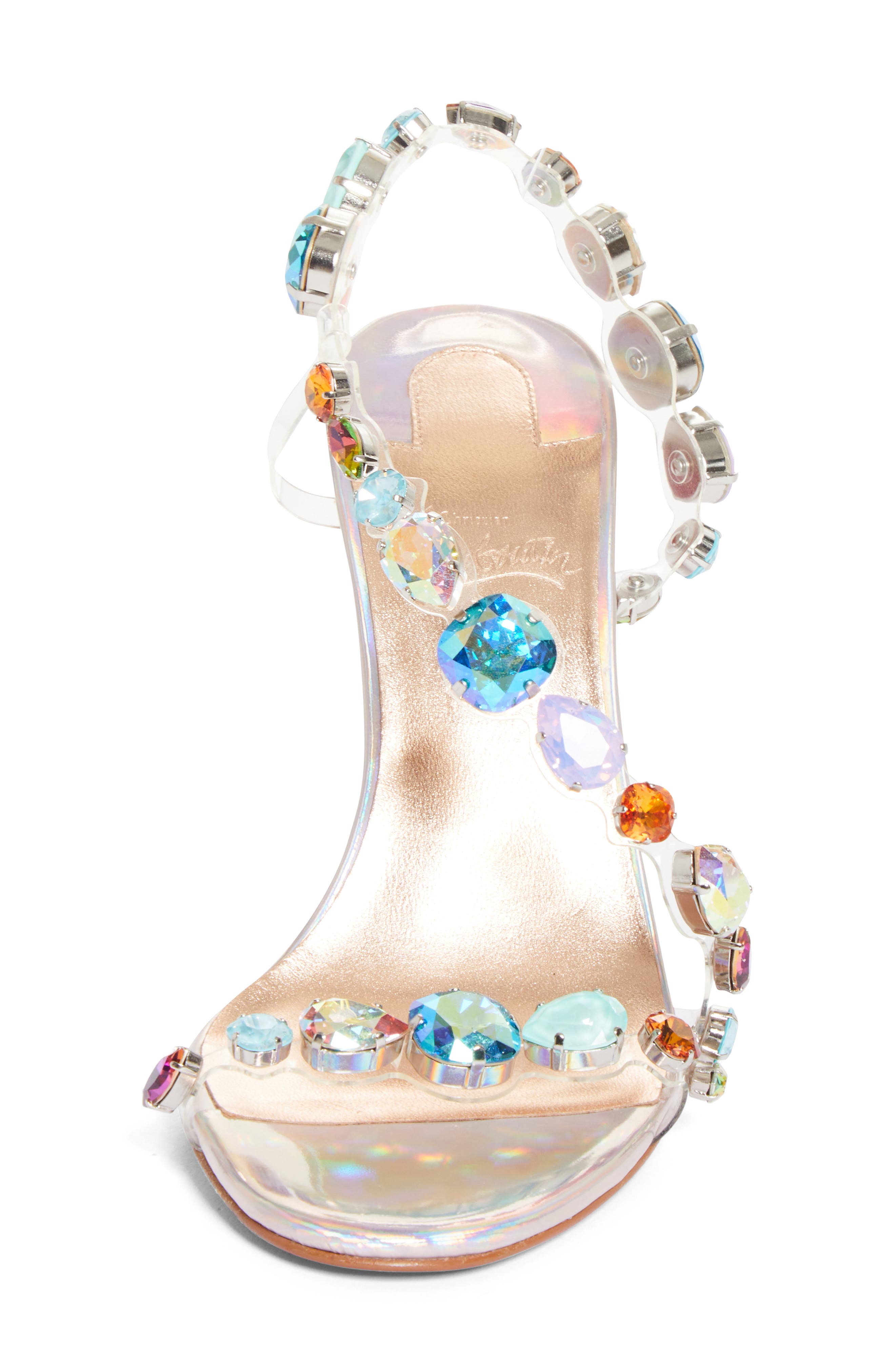Rosa Z Jewel Sandal, Alternate, color, F643 LECHE/ LECHE
